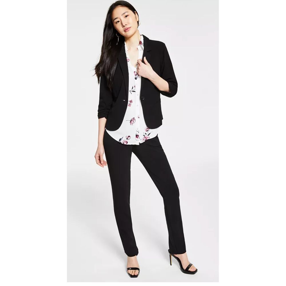 BCS Juniors' Straight-Leg Trouser Pants SZ 13
